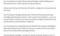 Cumhurbaşkanı Erdoğan, Hollanda Başbakanı Schoof ile telefonda görüştü