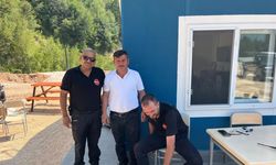 Düzce’de kayalıklarda köpek kurtarma operasyonu