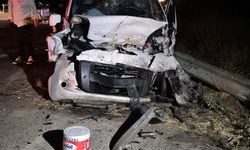 Edirne'de otomobille hafif ticari araç çarpıştı; 5 yaralı
