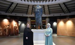 Emine Erdoğan, Gürcistan Devlet Başkanı'nın eşi Tamar Bagrationi ile bir araya geldi (2)