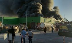 Gönen’de fabrika yangını
