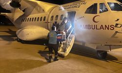 Hava Kuvvetleri ambulans uçağı ile Malatya'ya 'karaciğer grefti' ulaştırıldı
