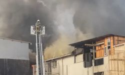 İstanbul- Bağcılar'da tekstil atölyesinde yangın -1