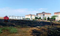 İstanbul - Silivri'de otluk alandaki yangın itfaiyenin müdahalesi ile söndürüldü