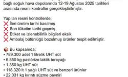 İzmir'de gıda operasyonu; 1907 ton süt ve süt ürünü muhafaza altına alındı