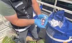 Karpuz yüklü kamyonetten 110 bin 466 adet sentetik ecza hap çıktı