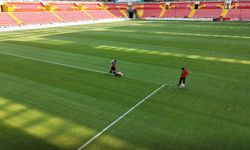 Kayserispor-Galatasaray maçının oynanacağı stadyum hazır hale getirildi