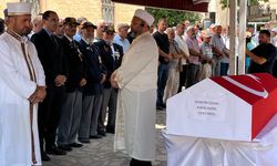 Kıbrıs Gazisi Özkan, askeri törenle toprağa verildi