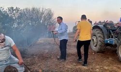 Manisa'da tarlada çıkıp makilik alana sıçrayan yangın 16 saatte kontrol altına alındı
