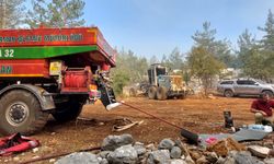 Mersin'in 2 ilçesindeki orman yangınları kontrol altına alındı (4)