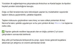 Nemrut Tümülüsü'ndeki heykeller bütünlüğüne kavuşturuldu