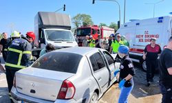 Ordu'da otomobil ile kamyonet çarpıştı; 5 yaralı