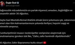 Özgür Özel'den 'Zafer Bayramı' mesajı