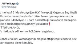 Sinop merkezli 6 ilde suç örgütü operasyonu: 11 tutuklama