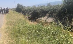 Sulama kanalına uçan traktörün sürücüsü öldü