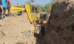 Tarlaya su hattı için kazı yaparken göçük altında kalıp, öldü