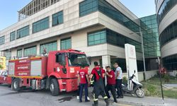 Tarsus'ta hastanede çıkan yangın kısa sürede söndürüldü