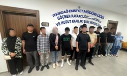 Tekirdağ'da 19 kaçak göçmen yakalandı