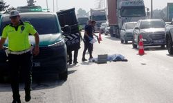 TIR'ın otoyolda çarptığı yaya öldü
