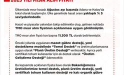 TMO 2025 yılı mısır alım fiyatı belli oldu