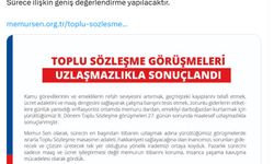 Toplu Sözleşme'de uzlaşma sağlanamadı