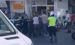 Trafik polisine saldırdılar; o anlar kamerada