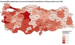 TÜİK: Türkiye'de hanelerin yüzde 1,1'i en üst sosyoekonomik seviyede
