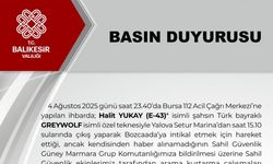 Yalova'dan Bozcaada'ya gitmek için açıldığı teknesi parçalanmış halde bulunan iş insanı aranıyor