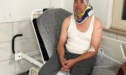 Yangın dönüşü arazöz devrildi; 2 işçi yaralandı