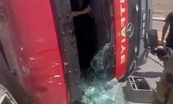 Yangına giden itfaiye aracı devrildi: 5 yaralı