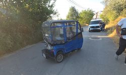 Yol ortasında duran 3 tekerlekli motosikletinde ölü bulundu