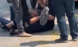 Yolda karşılaştığı eski kocasını 'ailemi dolandırdın' deyip darbetti