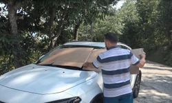 Yorgun mermi kaputa isabet etti; çocuklar kıl payı kurtuldu