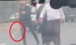 Ankara'da elinde sopayla trafiği tehlikeye atan sürücü yakalandı