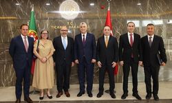 Bakan Bolat, Portekizli Bakan Miguel Pinto Luz ile görüştü