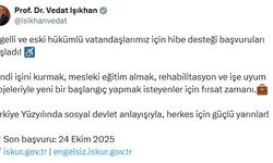 Bakan Işıkhan: Engelli ve eski hükümlü vatandaşlarımız için hibe desteği başvuruları başladı