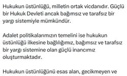 Bakan Tunç'tan, yeni adli yıl mesajı