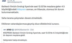 Balıkesir'de 4.5 büyüklüğünde deprem (2)