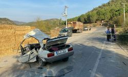 Balıkesir'de takla atan otomobilin sürücüsü öldü