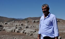 Barajda su seviyesi düştü, Hamamlar Höyüğü gün yüzüne çıktı