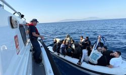 Bodrum'da 24 kaçak göçmen ile 2 organizatör yakalandı