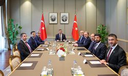 Cevdet Yılmaz, Azerbaycan Çalışma ve Halkın Sosyal Koruması Bakanı Aliyev ile görüştü