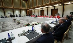 Cumhurbaşkanı Erdoğan, A Milli Basketbol Takımı'nı kabul etti (2)