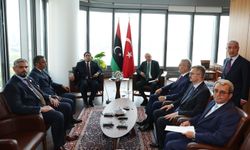 Cumhurbaşkanı Erdoğan, Libya Başkanlık Konseyi Başkanı El-Menfi'yi kabul etti