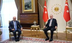 Cumhurbaşkanı Erdoğan, TBMM Başkanı Kurtulmuş'u kabul etti