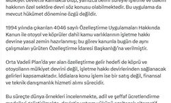 DMM'den 'köprü ve otoyollar satılıyor' iddialarına ilişkin açıklama