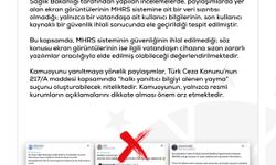 DMM'den 'MHRS hacklendi' iddialarına ilişkin açıklama