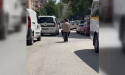 Elektrikli skuter valizle trafikte seyreden kişinin yeni görüntüleri ortaya çıktı