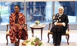 Emine Erdoğan, Gabon Cumhurbaşkanının eşi Nguema ile görüştü