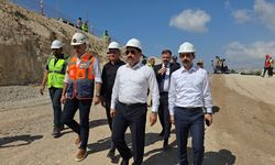 Hatay'da Türkiye'nin en uzun ve en geniş tünelinin yapımı devam ediyor